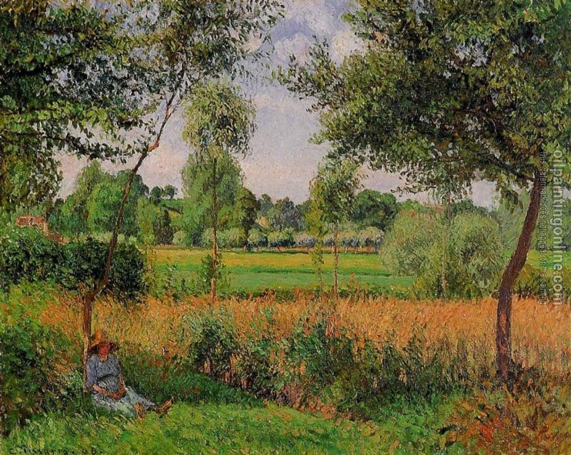 Pissarro, Camille - Morning, Sun Effect, Eragny